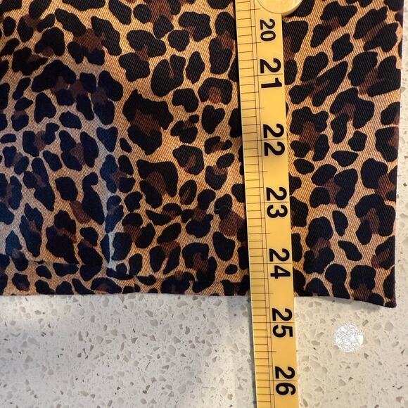 J. Crew Leopard Print Pencil Skirt 2 Animal Print High Waist Office Career Fall - Picture 8 of 8